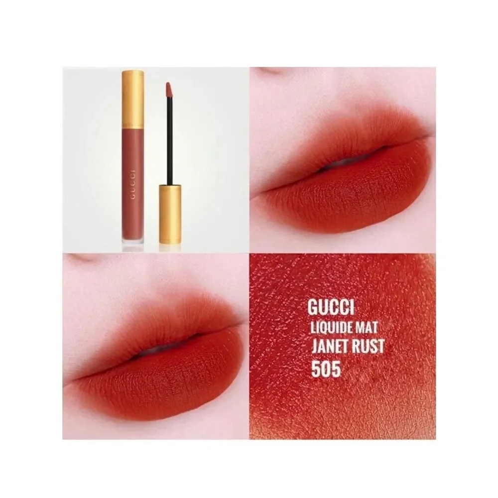 Gucci Women NEW Janet Rust 505 Liquid Matte Lip Colour Luxury Makeup